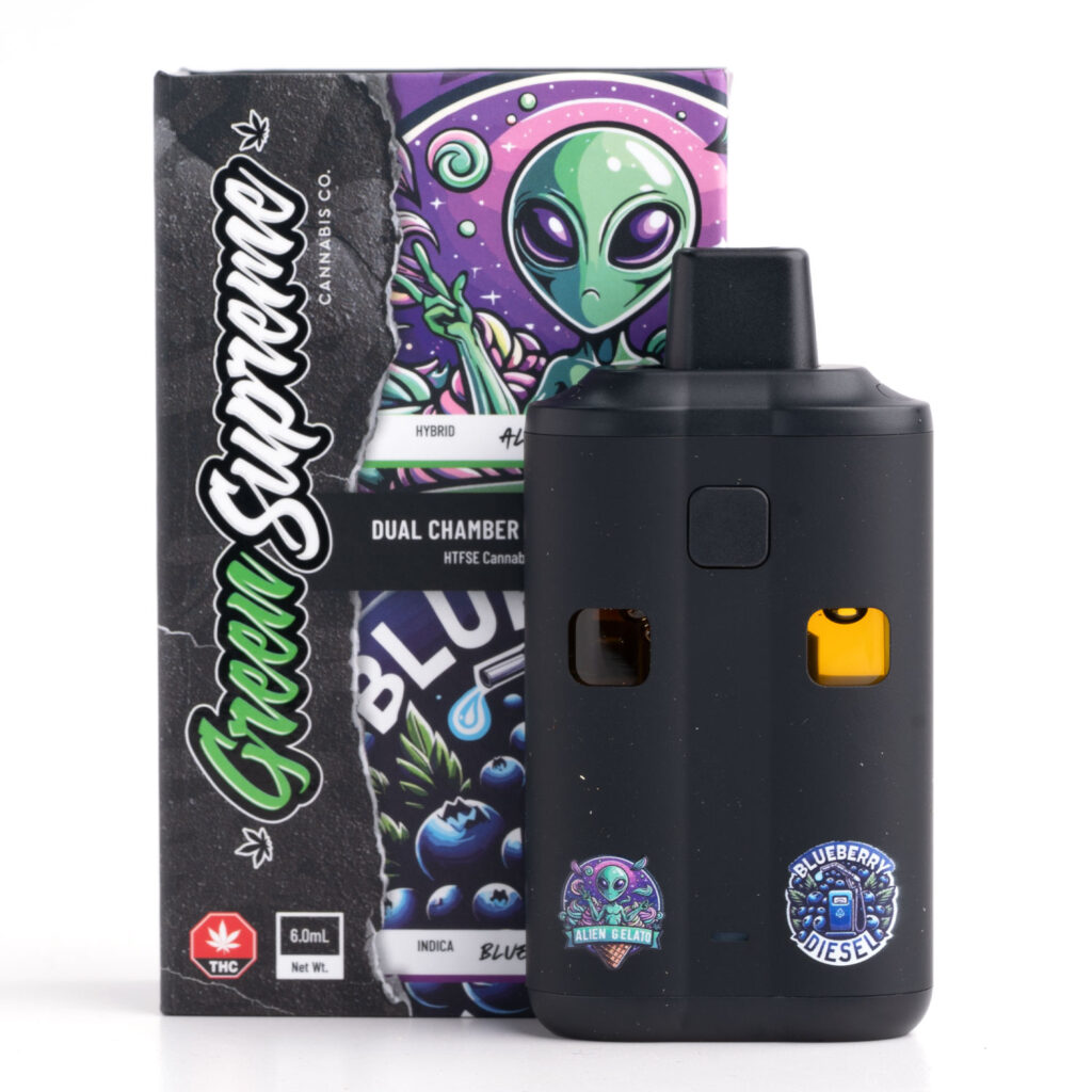 Green Supreme 6mL HTFSE Dual Chamber Vape Pens