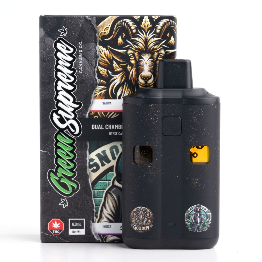 Green Supreme 6mL HTFSE Dual Chamber Vape Pens