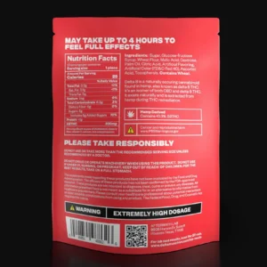 Delta Munchies-Sour Belts Delta 8 Gummies 3000mg