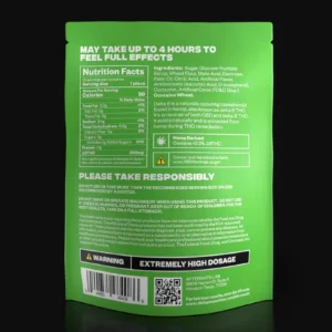 Delta Munchies-Sour Belts Delta 8 Gummies 3000mg